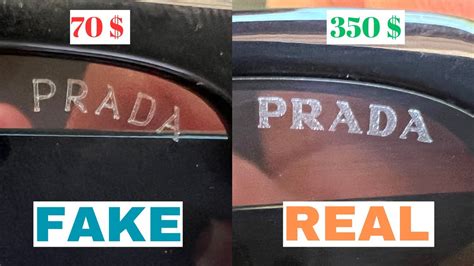 fake vs real prada glasses|prada made in italy glasses.